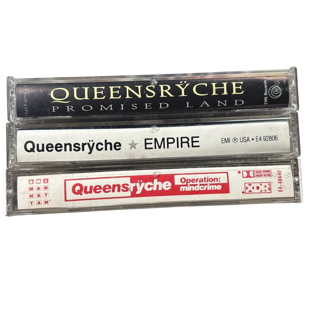 Queensrÿche casette tape bundle Operation: Mindcrime Empire Promised Land - Picture 3 of 6